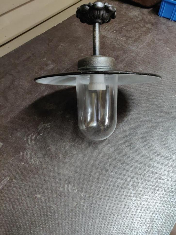 OUDE STALLAMP - HOEVELAMP - VERLICHTING, Huis en Inrichting, Woonaccessoires | Overige, Nieuw, Ophalen of Verzenden