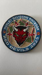 Patch Red Devils 2025 / Harley Davidson Rockbar, Ophalen of Verzenden