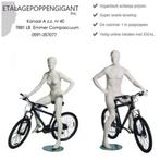 Etalagepoppen / Mannequin Nieuw in Wielren/Fiets /Houdingen, Autres types, Enlèvement ou Envoi, Neuf