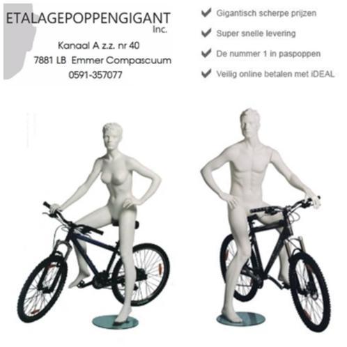 Etalagepoppen / Mannequin Nieuw in Wielren/Fiets /Houdingen, Sports & Fitness, Cyclisme, Neuf, Autres types, Enlèvement ou Envoi