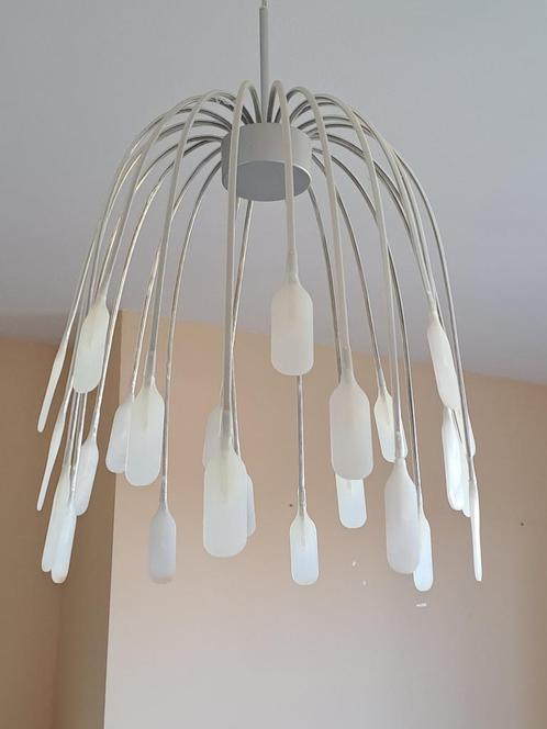 Hanglamp Jellyfish Led Ikea Vintage, Huis en Inrichting, Lampen | Hanglampen, Gebruikt, 50 tot 75 cm, Kunststof, Ophalen of Verzenden