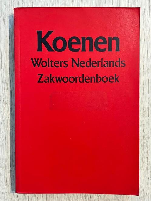 Boek : Koenen Wolter's Nederlands Zakwoordenboek, Boeken, Woordenboeken, Zo goed als nieuw, Nederlands, Koenen of Wolters, Ophalen of Verzenden