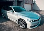 BMW 520i touring / 2020 / benzine, Autos, BMW, Cuir, Argent ou Gris, Euro 6, Entretenue par le concessionnaire