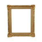Vintage Gouden Lijst Barok Stijl Houten Kader Klassiek 69x59, Gebruikt, 50 tot 75 cm, Ophalen of Verzenden, Nvt
