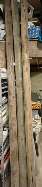Ronde paal / balk 3m lang diameter 10 cm, Ophalen, Zo goed als nieuw, 250 cm of meer, Palen
