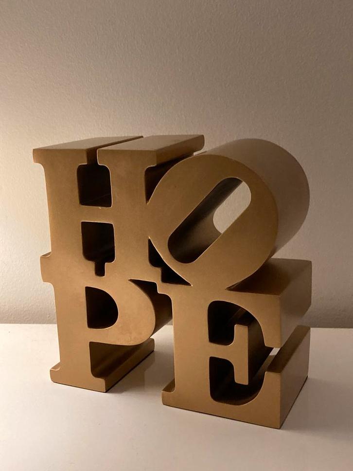 HOPE sculptuur naar Robert Indiana. 500 ex editie, Antiek en Kunst, Kunst | Designobjecten, Ophalen of Verzenden