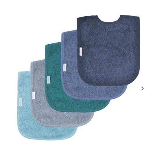 5 slabben in verschillende blauwtinten, Kinderen en Baby's, Badjes en Verzorging, Nieuw, Overige typen, Overige merken, Ophalen of Verzenden