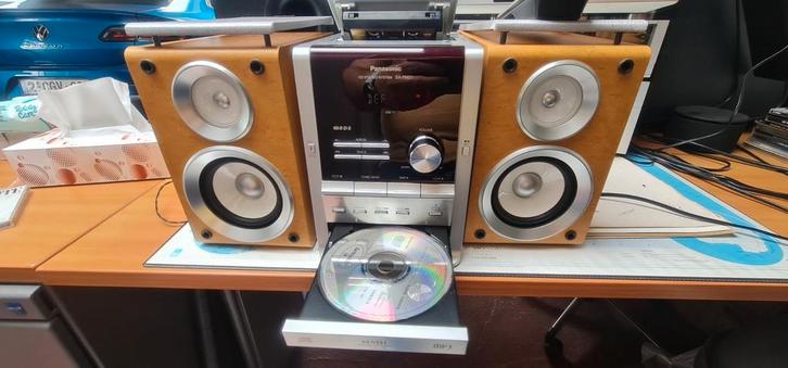 ‼️ PANASONIC SA-PM21 MINI HIFI-SYSTEEM COMPLEET IN NIEUWSTAA, Audio, Tv en Foto, Stereoketens, Zo goed als nieuw, Cassettedeck