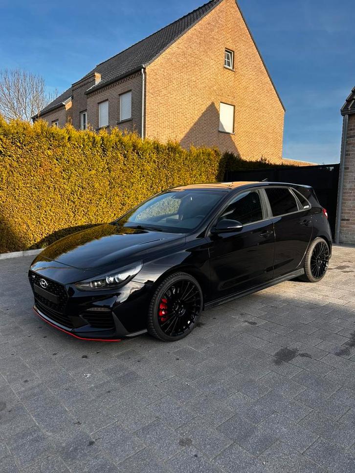 HYUNDAI I30N FULL OPTION, Auto's, Hyundai, Particulier, i30, ABS, Benzine, Euro 6, Zwart, Alcantara, Ophalen