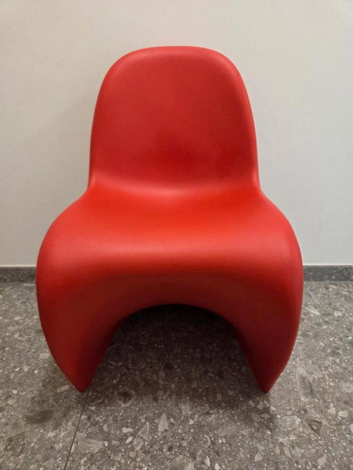 Design stoel Panton, Maison & Meubles, Chaises, Comme neuf, Une, Synthétique, Rouge, Enlèvement