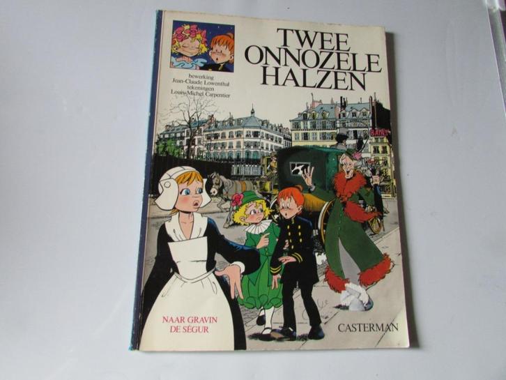 TWEE ONNOZELE HANZEN, Naar Gravin De Ségur, Boeken, Stripverhalen, Zo goed als nieuw, Eén stripboek, Ophalen of Verzenden