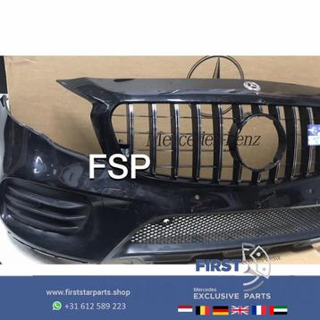 W156 GLA AMG GT VOORBUMPER ZWART WIT GRIJS Complete BUMPER + beschikbaar voor biedingen