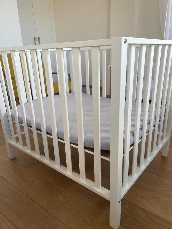 Quax - Park Mila White | Elegante Babybox, Kinderen en Baby's, Babyparken, Zo goed als nieuw, Rechthoekig, In hoogte verstelbaar