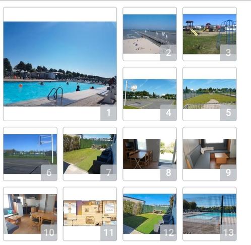 Mobilhome plage mer piscine jardin, Vakantie, Vakantie | Zon en Strand
