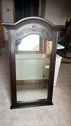 Houten spiegel, Antiek en Kunst, Ophalen, Rechthoekig, 50 tot 100 cm, 100 tot 150 cm