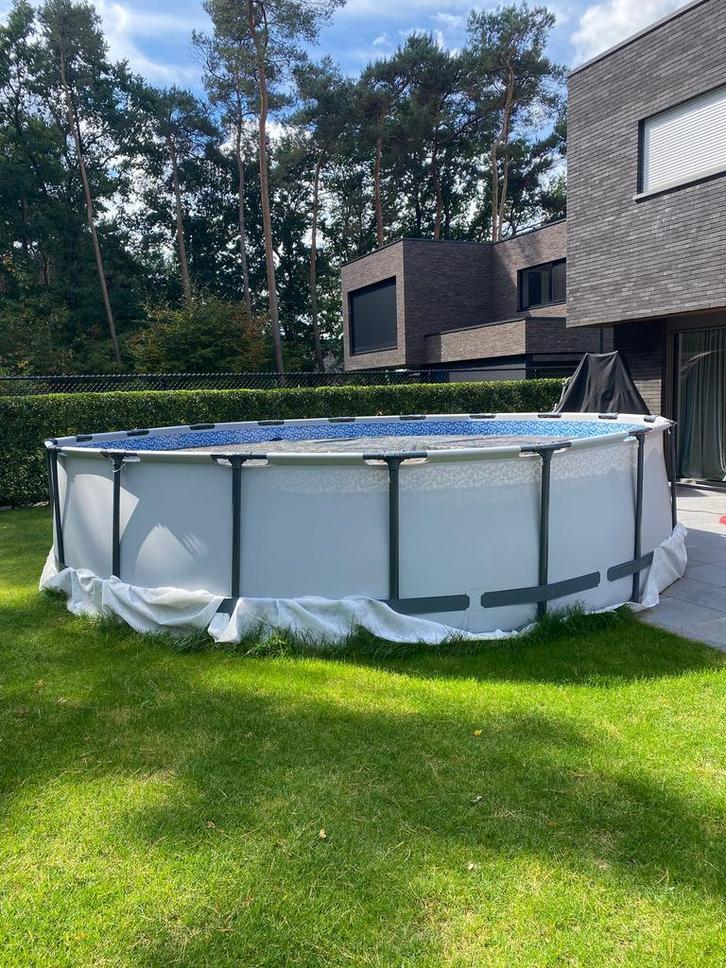 Bestway Steel Pro max 549cm x 122cm, met ALLE accessoires, Tuin en Terras, Zwembaden, Zo goed als nieuw, Ophalen