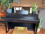 Yamaha CLP-430 digitale piano + gratis pianokruk, Ophalen, Bruin, Digitaal, Zo goed als nieuw