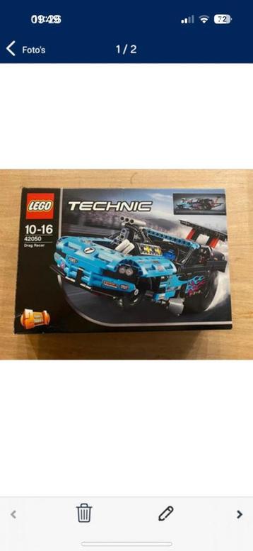 🚗💨 LEGO Technic 42050 Drag Racer – Compleet beschikbaar voor biedingen