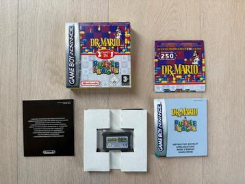 Dr. Mario + Puzzle league — Gameboy Advance, Compleet beschikbaar voor biedingen