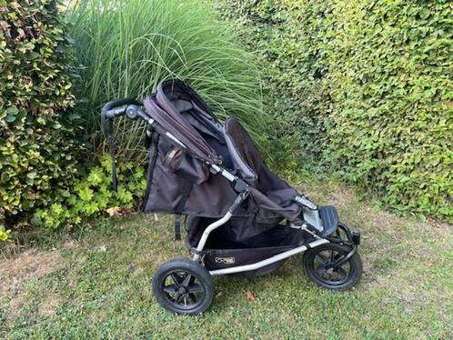 Mountain Buggy urban jungle 2 kindjes/baby, Kinderen en Baby's, Buggy's, Gebruikt, Overige merken, Duomodel, Regenhoes, Zonnekap