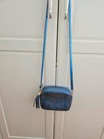 Dames leren schouder/handtasje, Verzenden, Nieuw, Blauw, Leer