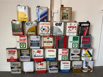 Olieblik, Verzamelen, Merken en Reclamevoorwerpen, Ophalen of Verzenden, Gebruikt
