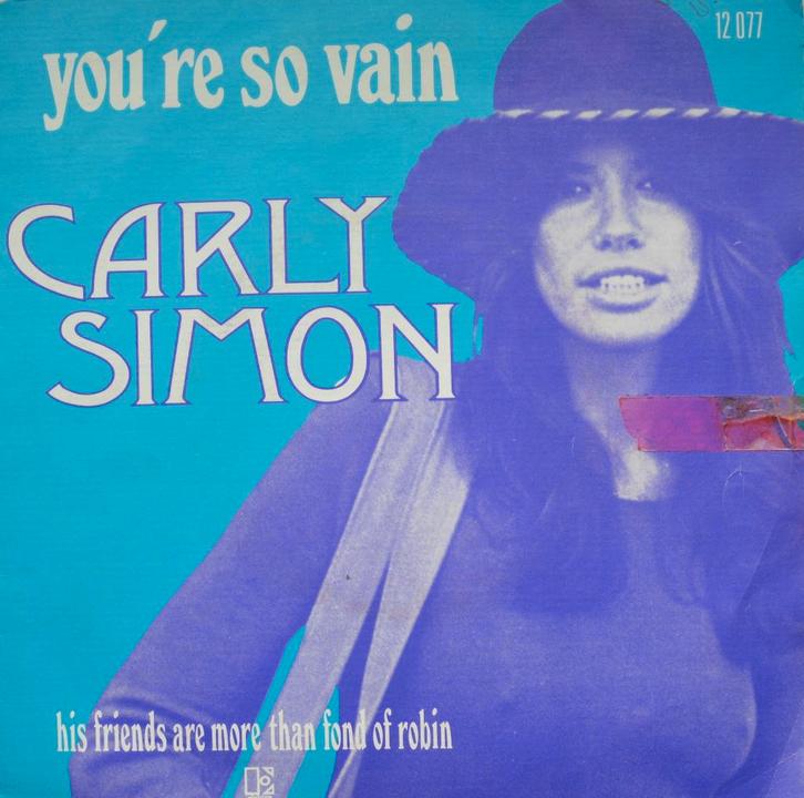 Single "You're so vain" van Carly Simon, CD & DVD, Vinyles Singles, Comme neuf, Single, Autres genres, 7 pouces, Enlèvement
