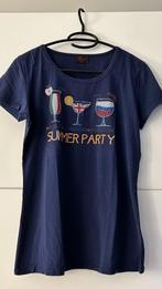 Sweet donkerblauwe T-shirt met cocktails, Vêtements | Femmes, T-shirts, Taille 42/44 (L), Manches courtes, Enlèvement ou Envoi