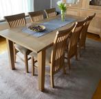 Eetkamer met buffetkast, Ophalen, Zo goed als nieuw, Landelijk, 4 tot 6 stoelen