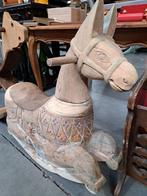 Decoratief massief houten paardje, gratis levering, Enlèvement ou Envoi