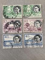 Postzegels Belgisch Congo Obp nrs 329/36, Koninklijk huis, Frankeerzegel, Ophalen of Verzenden, Gestempeld