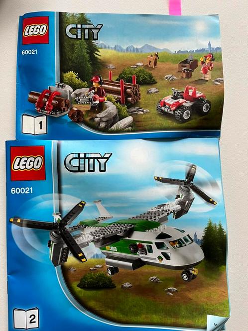 Lego 60021 : hefschroef vrachtvliegtuig, Kinderen en Baby's, Speelgoed | Duplo en Lego, Lego, Ophalen of Verzenden