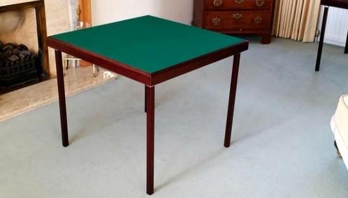 De Luxury Bridge Card Table is een opvouwbare kaarttafel, Antiek en Kunst, Antiek | Meubels | Tafels, Ophalen of Verzenden