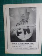 FN  - publicité papier - 1950, Collections, Marques & Objets publicitaires, Autres types, Utilisé, Enlèvement ou Envoi