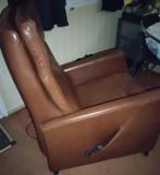 Fauteuil relax bruin leer, Huis en Inrichting, Ophalen, Zo goed als nieuw, Leer