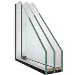Triple beglazing 2x 2200/1085/49mm, Ophalen, Gevelraam of Ruit, 80 tot 120 cm, Nieuw
