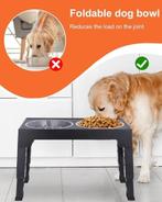 Verhoogde voerbakken | opvouwbare | voederbak voor honden, Dieren en Toebehoren, Hondenvoerbakken en Drinkbakken, Tidevan, Verstelbaar