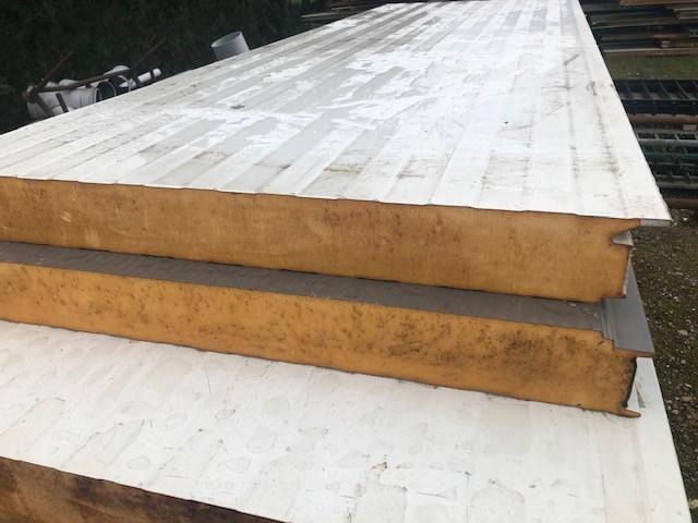 ca 23m² sandwichpanelen 4cm dik, Bricolage & Construction, Plinthes & Finitions, Neuf, Enlèvement