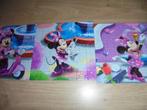 kinder complete minnie mouse puzzel 3 in 1, Ophalen of Verzenden, 10 tot 50 stukjes, Gebruikt, 2 tot 4 jaar