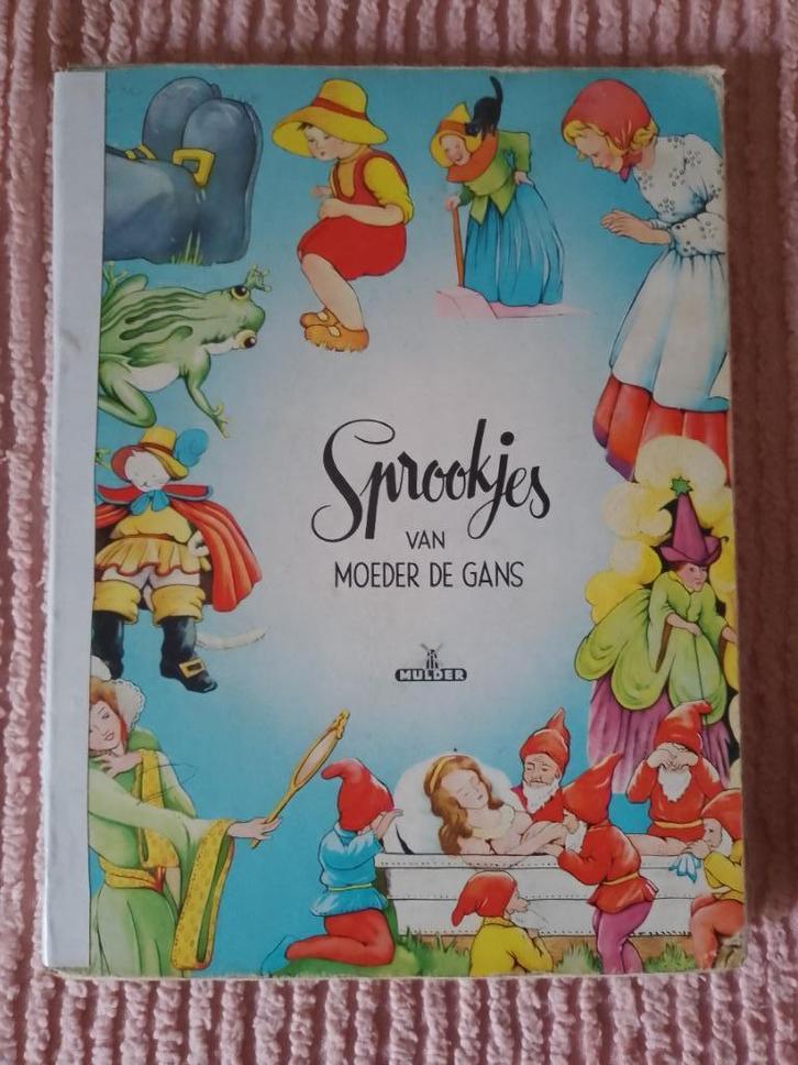 VINTAGE SPROOKJESBOEK VAN MOEDER DE GANS, Boeken, Sprookjes en Fabels, Gelezen, Ophalen of Verzenden