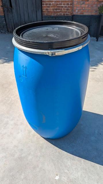 BLAUWE TON / VAT 220L, Tuin en Terras, Regentonnen, 150 liter of meer, Ophalen, Gebruikt, Kunststof