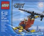 LEGO City Brandweer 30019 Fire Helicopter polybag (2012), Comme neuf, Ensemble complet, Lego, Enlèvement ou Envoi