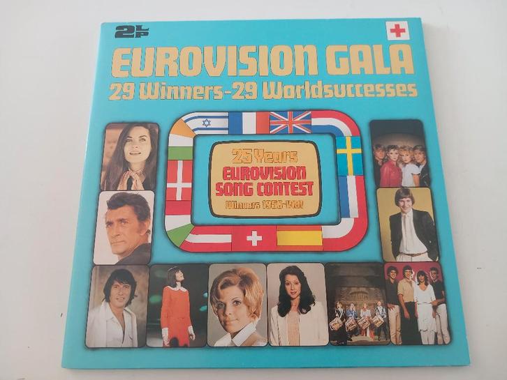 Vinyl 2LP Eurovision Gala Eurosong Pop Disco 60s 70s ABBA, Cd's en Dvd's, Vinyl | Verzamelalbums, Pop, 12 inch, Ophalen of Verzenden