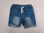 Mt 86 Denimshort met koordjes om aan te trekken, Gebruikt, Broekje, Babyclub, Ophalen of Verzenden