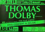 THOMAS DOLBY poster 1984, Verzamelen, Ophalen, Rechthoekig Liggend, Zo goed als nieuw, A1 t/m A3
