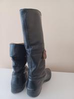 Stevige laarzen - mt 42 - volledig leder - unisex, Hoge laarzen, --, Zwart, Ophalen of Verzenden