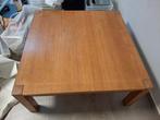 Houten tafel te koop, Huis en Inrichting, Tafels | Eettafels, Ophalen, Gebruikt, Vierkant, Minder dan 50 cm