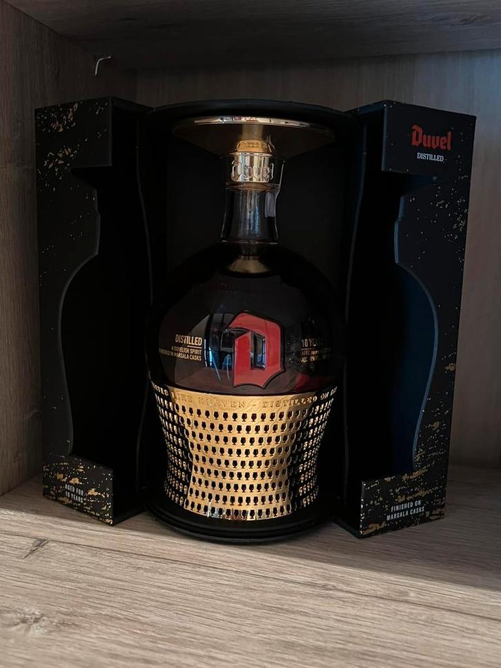 Duvel distilled celebration fles 2023, Verzamelen, Wijnen, Nieuw, Overige typen, Overige gebieden, Vol, Ophalen