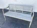 Teak houten bank - 136 cm lang, Ophalen of Verzenden, Teakhout