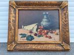 huile sur panneau nature morte signe E LERUTH, Antiquités & Art, Enlèvement ou Envoi